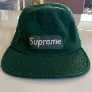 Supreme Woolrich Green Hat Unisex